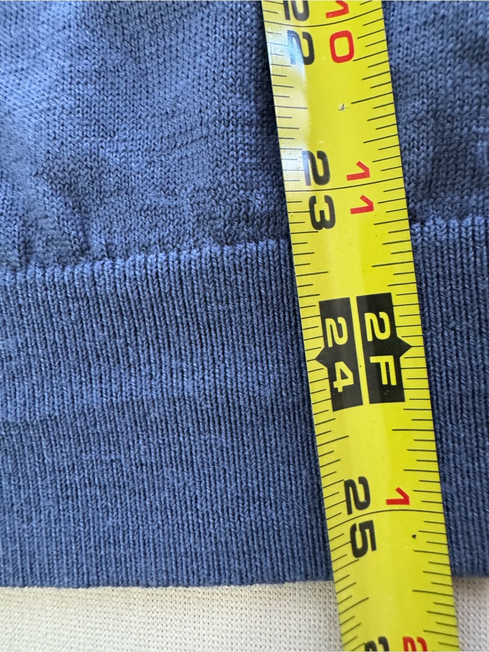 REISS 100% Extra Fine Merino Wool Hoodie Blue Lightweight Knit Sweater Size S - Picture 8 of 13